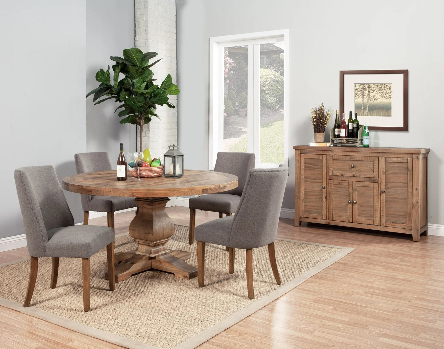 Alpine Furniture Kensington Server, Reclaimed Natural
